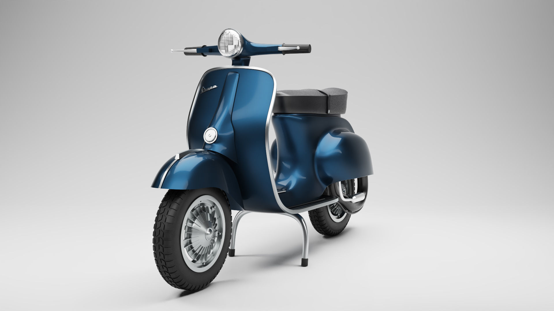 Piaggio Vespa 50 3D model_3