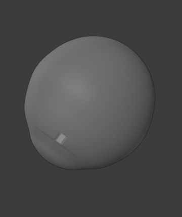 Eye human Low-poly 3D model_6