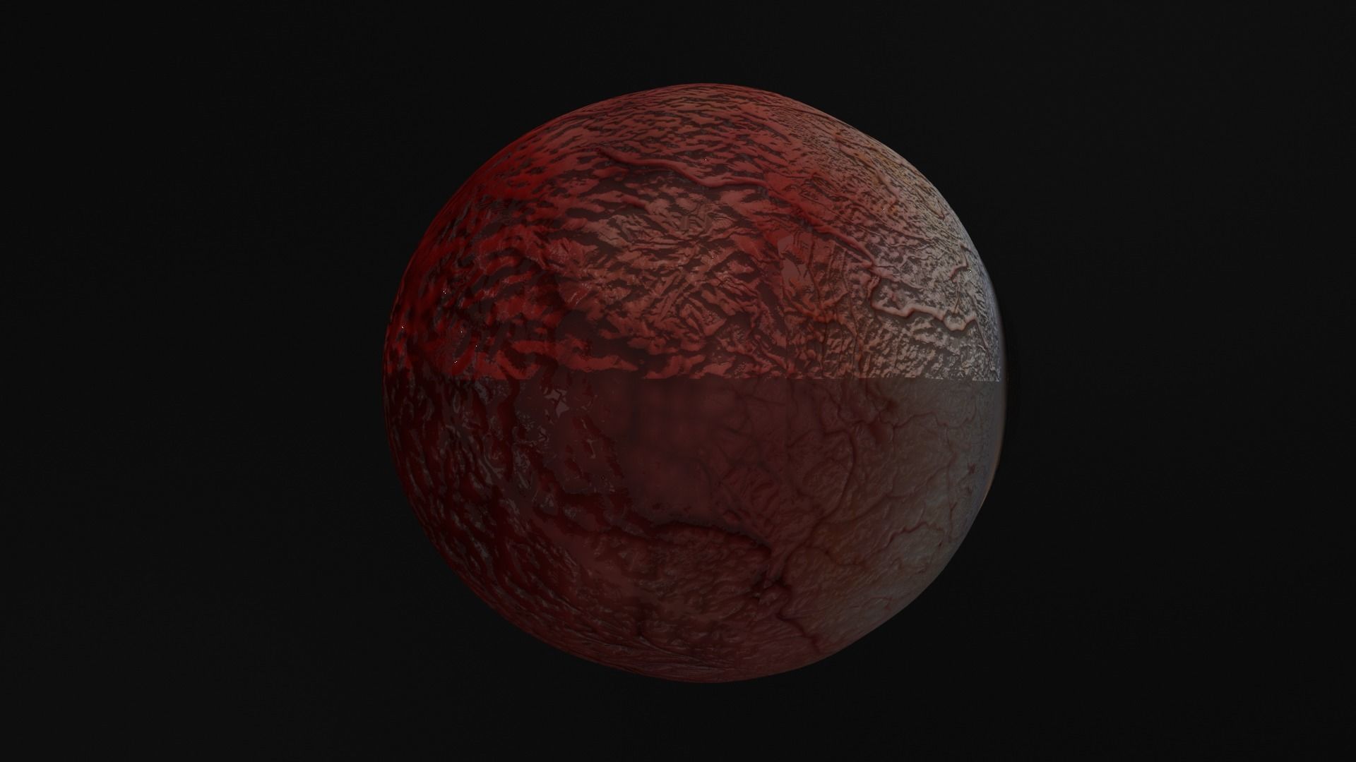 Eye human Low-poly 3D model_3