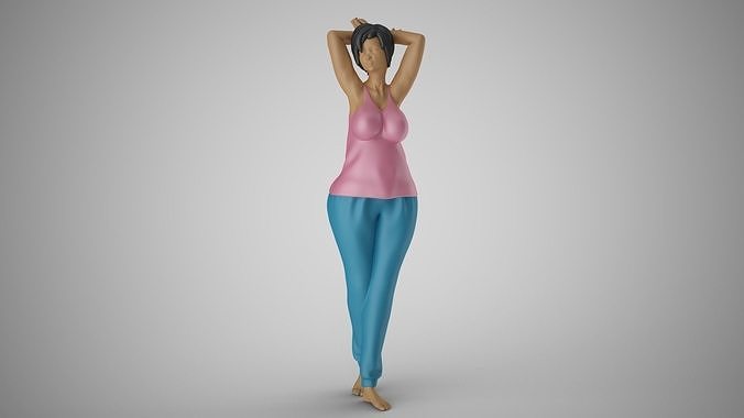 Woman Feeling Young 3D print model