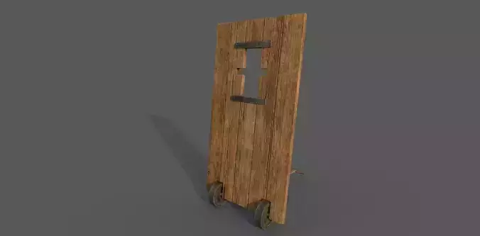 Medieval Mantlet 3D model