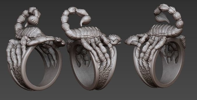 RING OF SCORPIO 3D print model