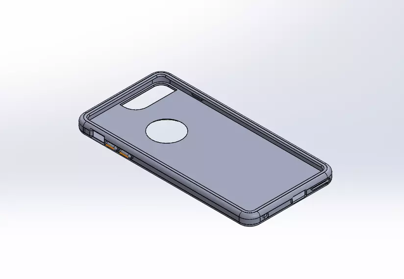 Iphone 6 plus case 3D print model_0