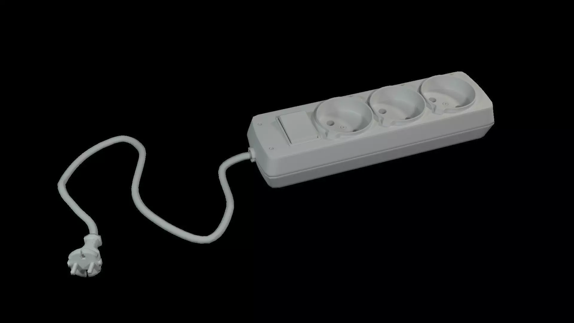 Extension cable Free low-poly 3D model