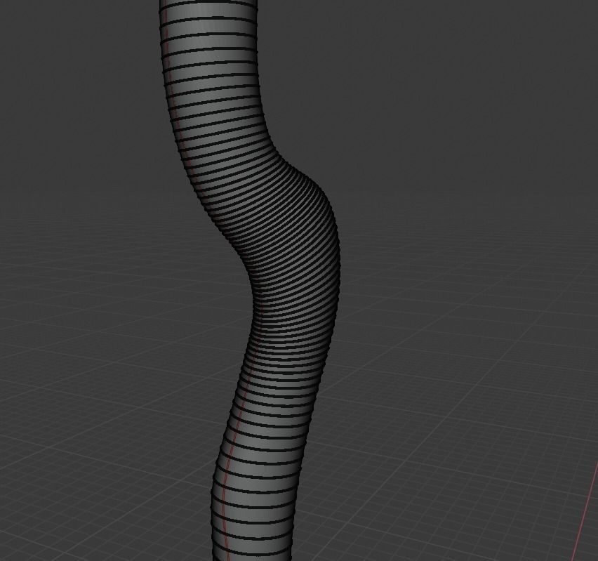 Wooden Staff Stick Free 3D model_1