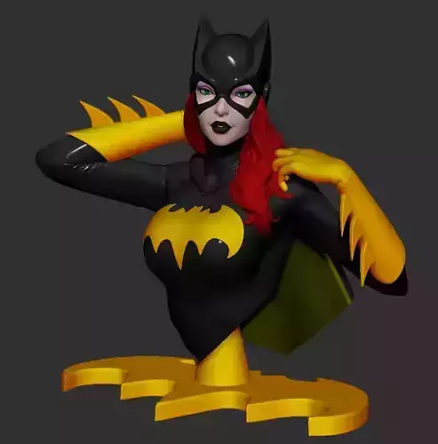 Batgirl - Bigger Bust 3D print model