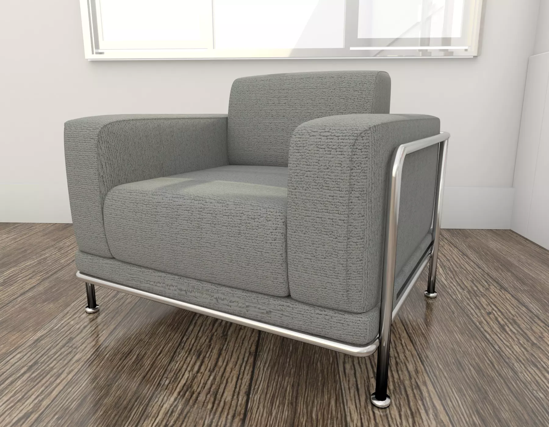 Standard ARMCHAIR 3d model 3D model_0