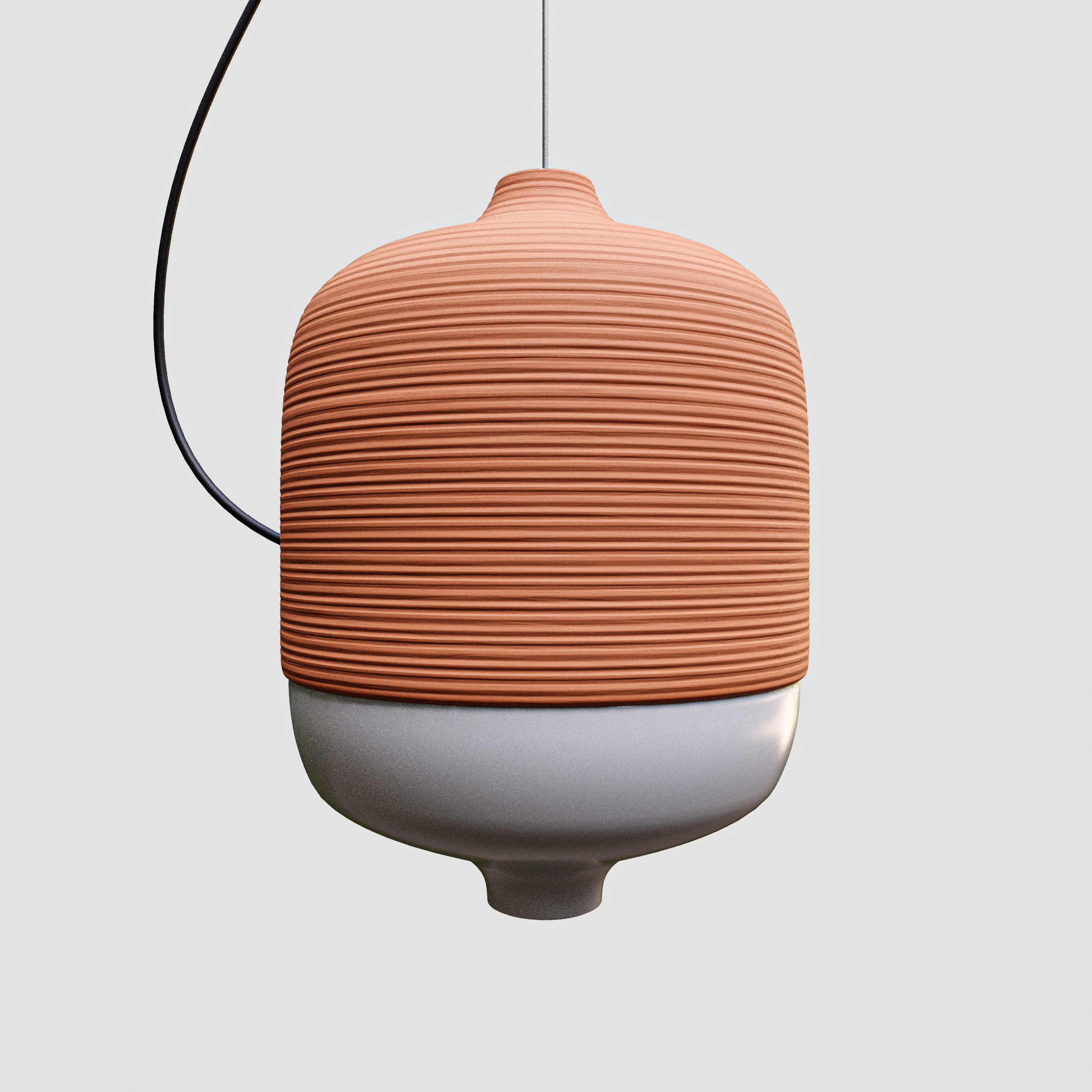 Terracotta Pendant Lights 3d Model - Tcotta 3D model_2