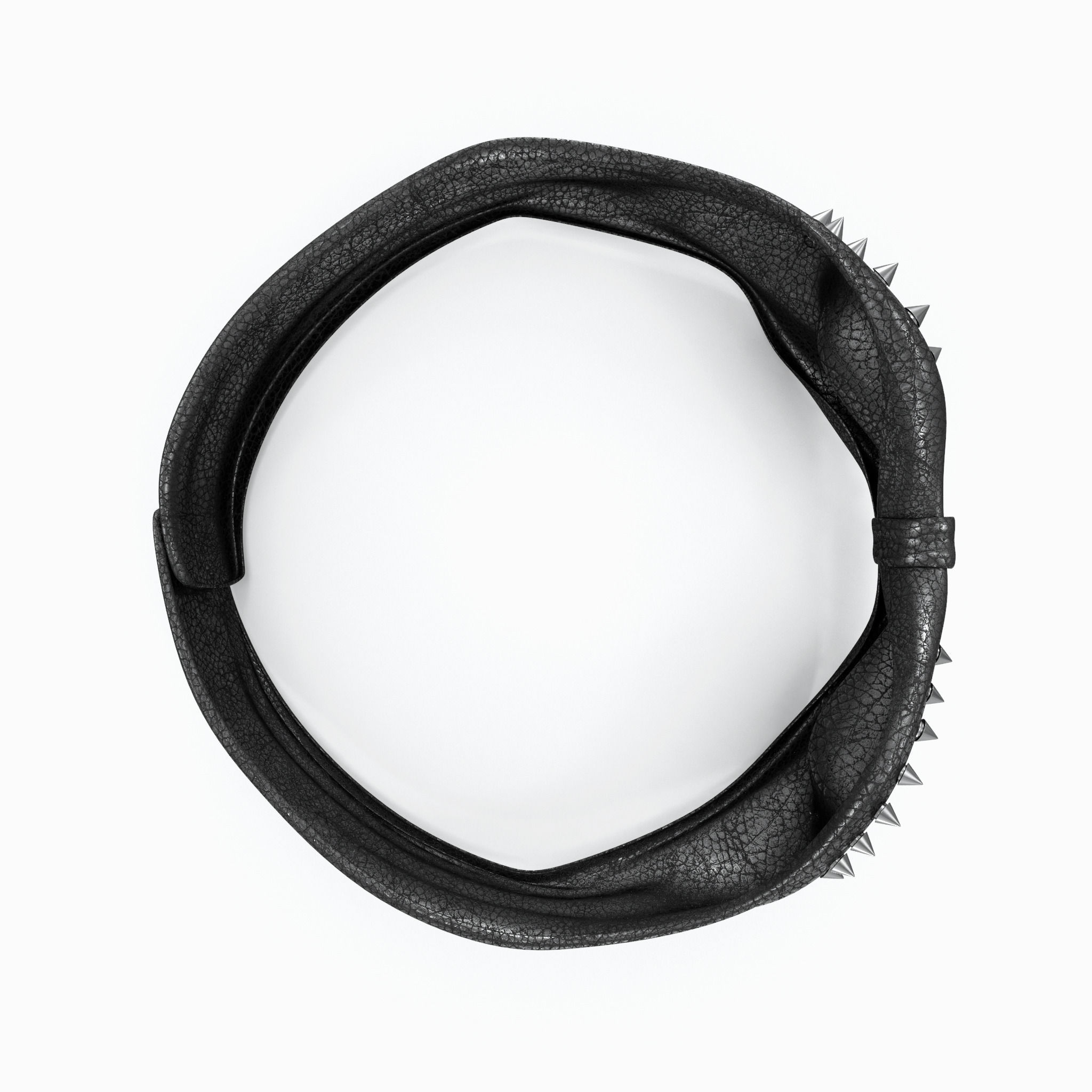 Bow - Wristband and Chocker 3D model_10