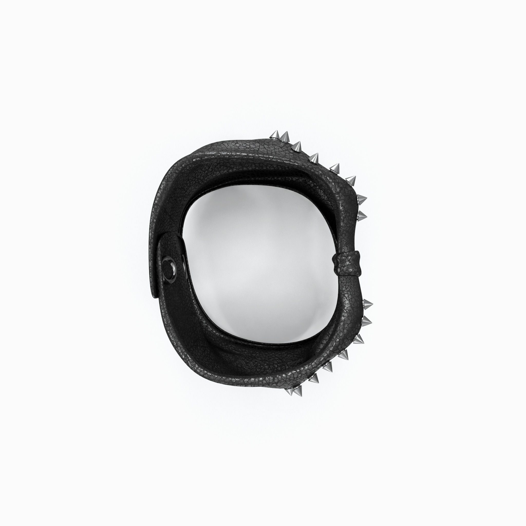 Bow - Wristband and Chocker 3D model_12