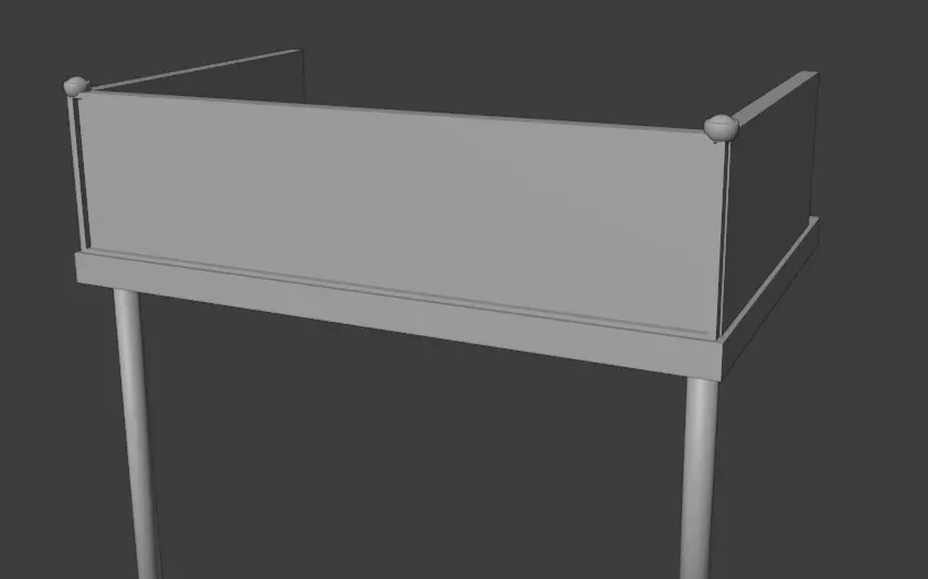 Porch Deck Free 3D model