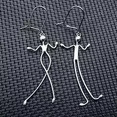 catkins sterling silver dangle earrings