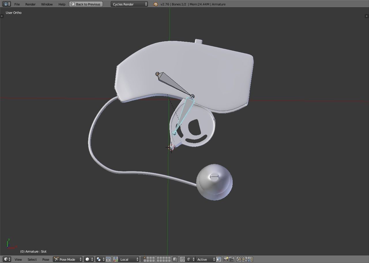 Hearing aid 3D model_5