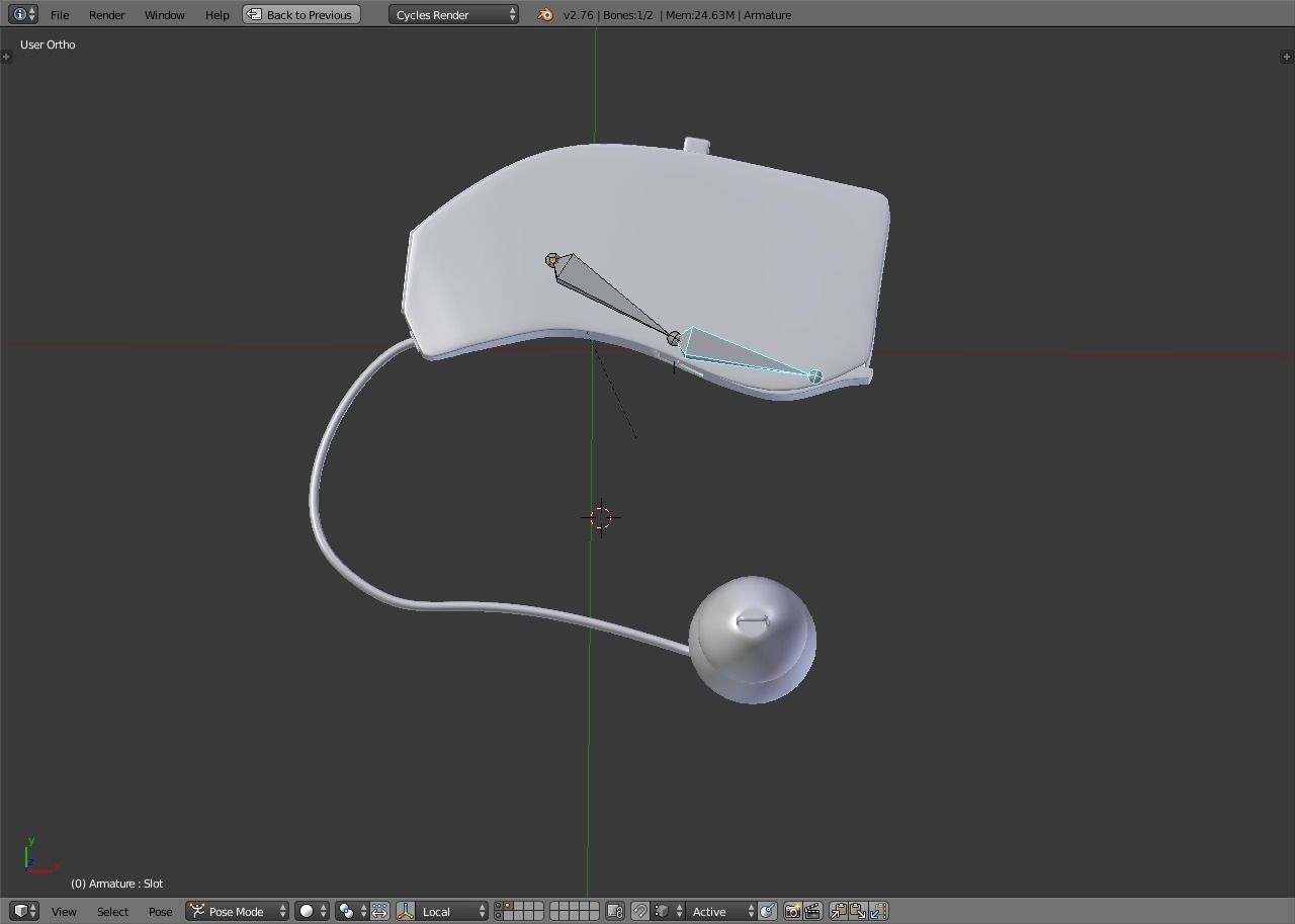 Hearing aid 3D model_4