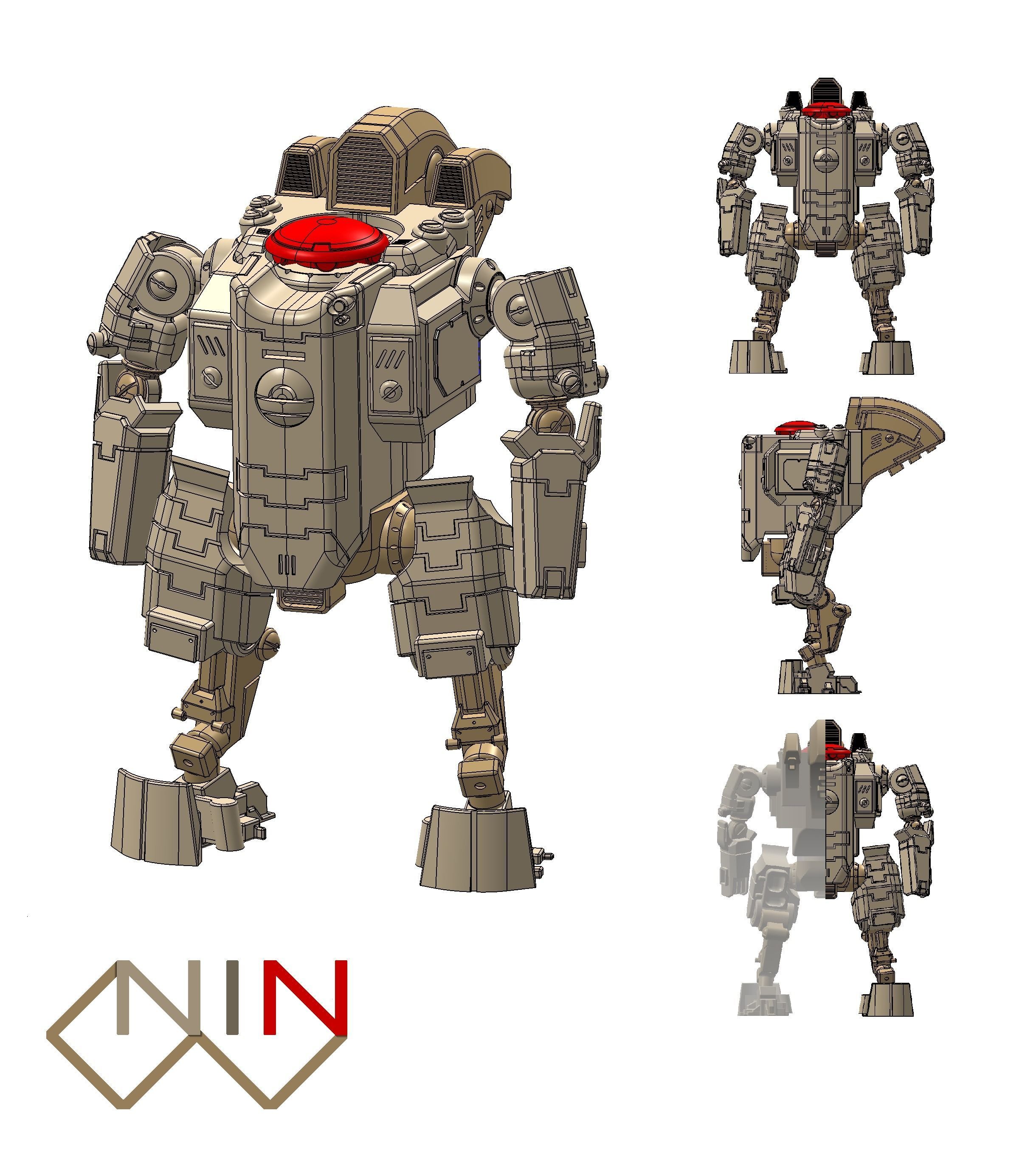 Barricade Warsuit 3D print model_1