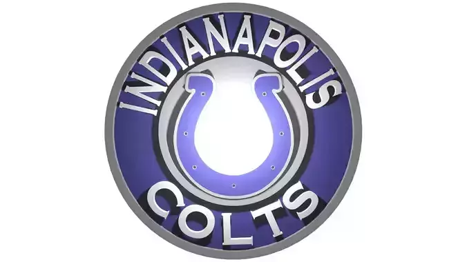 Indianapolis Colts in a circle 3D model