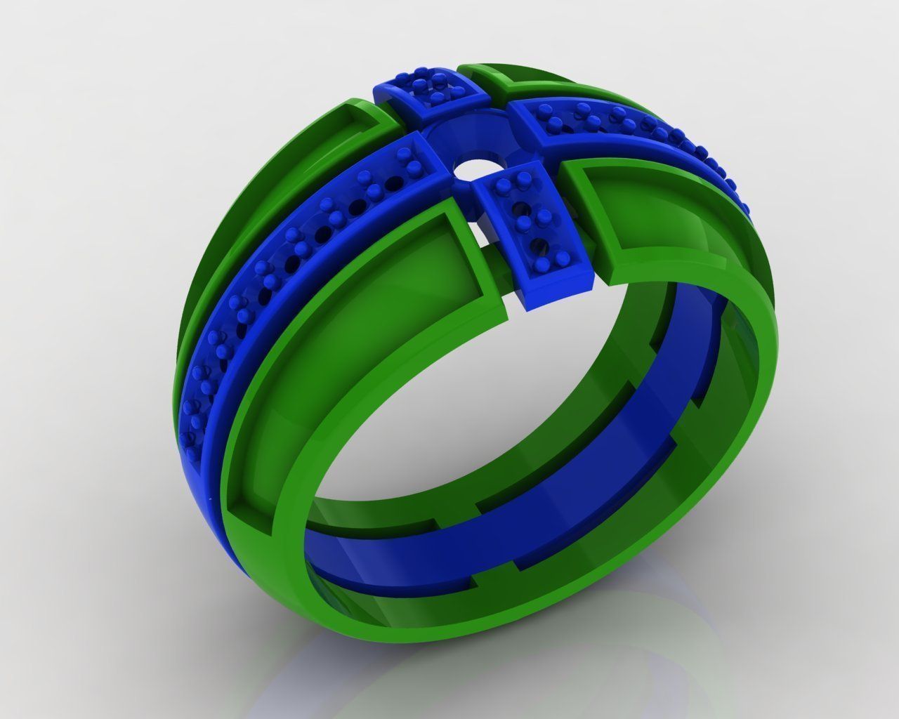 Men ring 3D print model_3