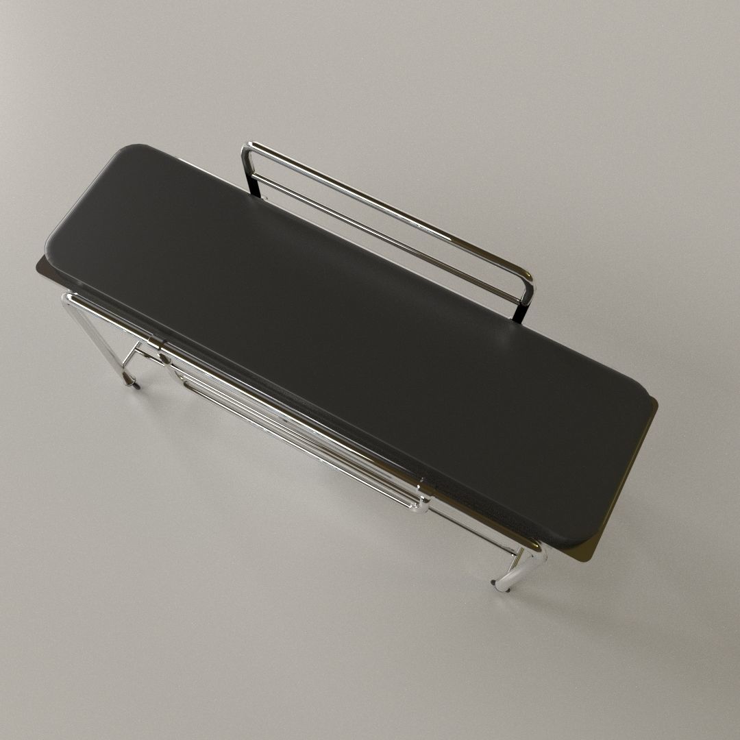 Medical Gurney 3D model_1