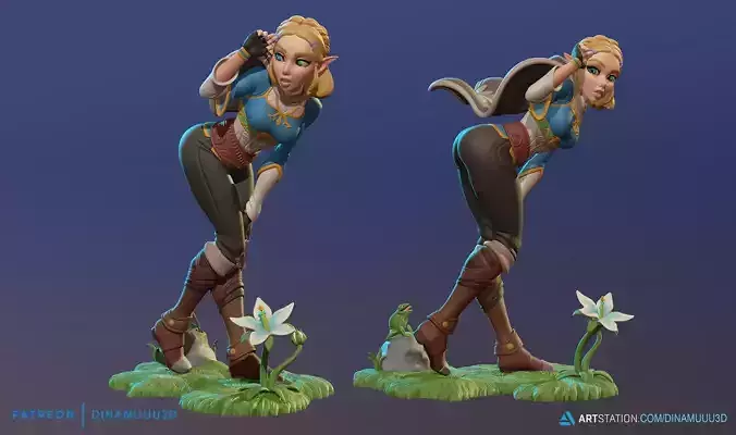 Zelda Breath of the Wild SFW and NSFW 3D Print Model STL 3D print model