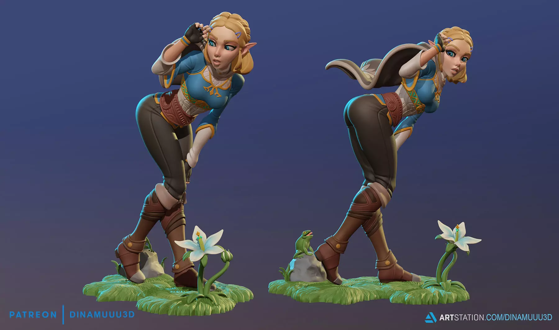 Zelda Breath of the Wild SFW and NSFW 3D Print Model STL 3D print model_0