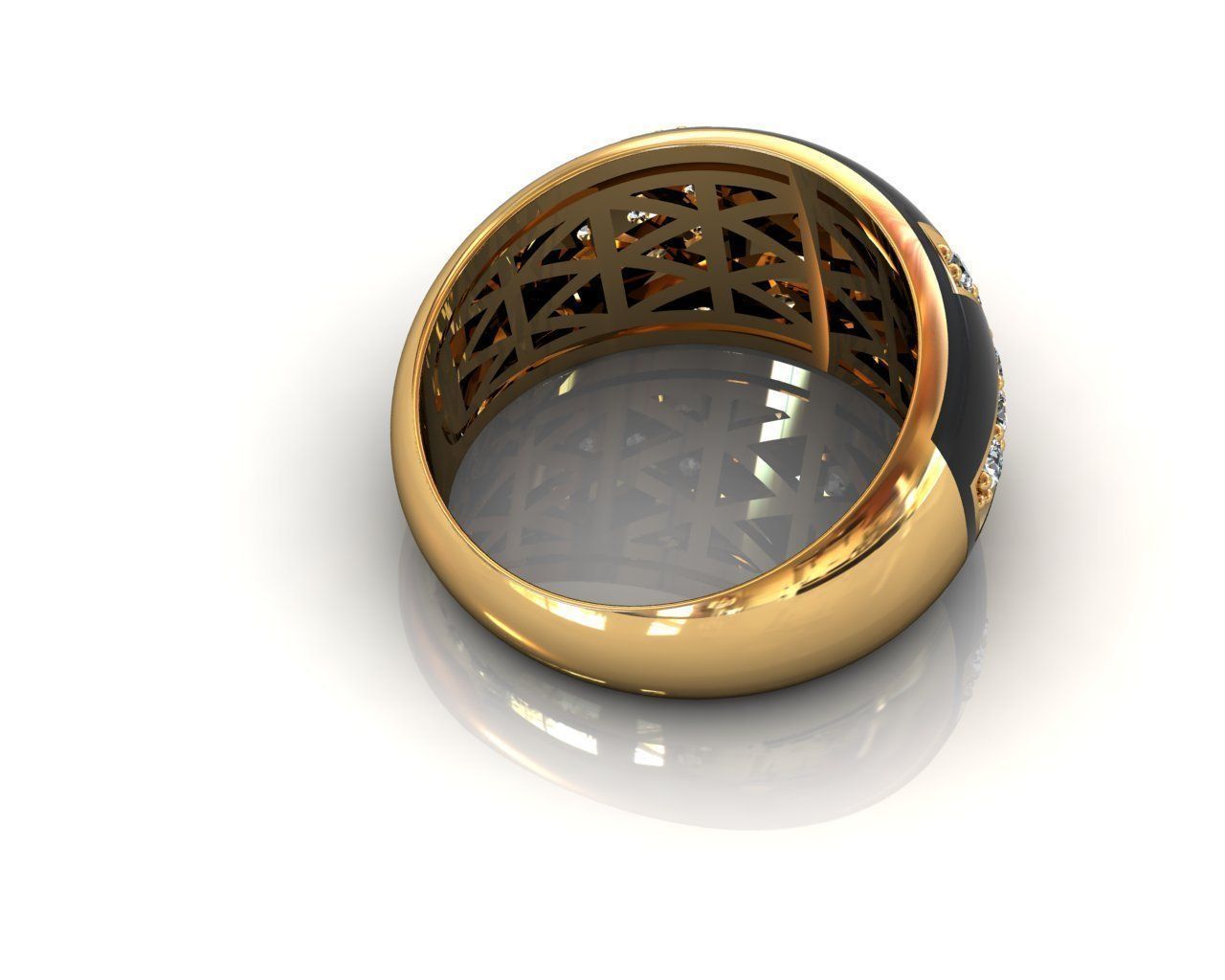 Men ring 3D print model_4