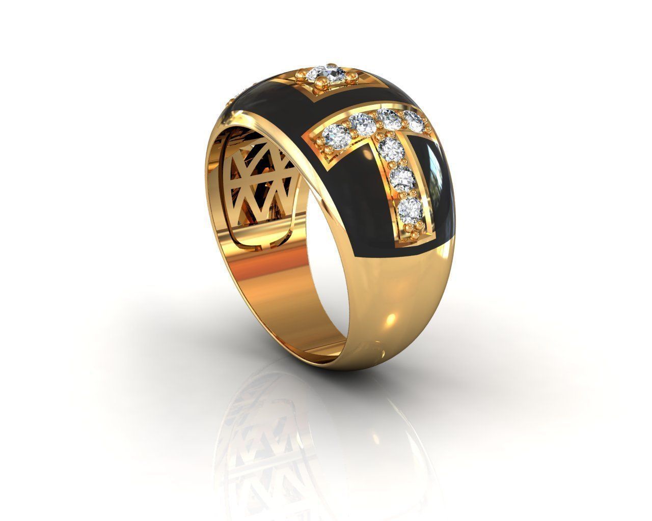 Men ring 3D print model_1