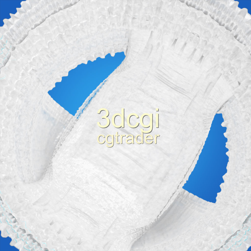Diaper 3d model plastic bowl 3D model_7