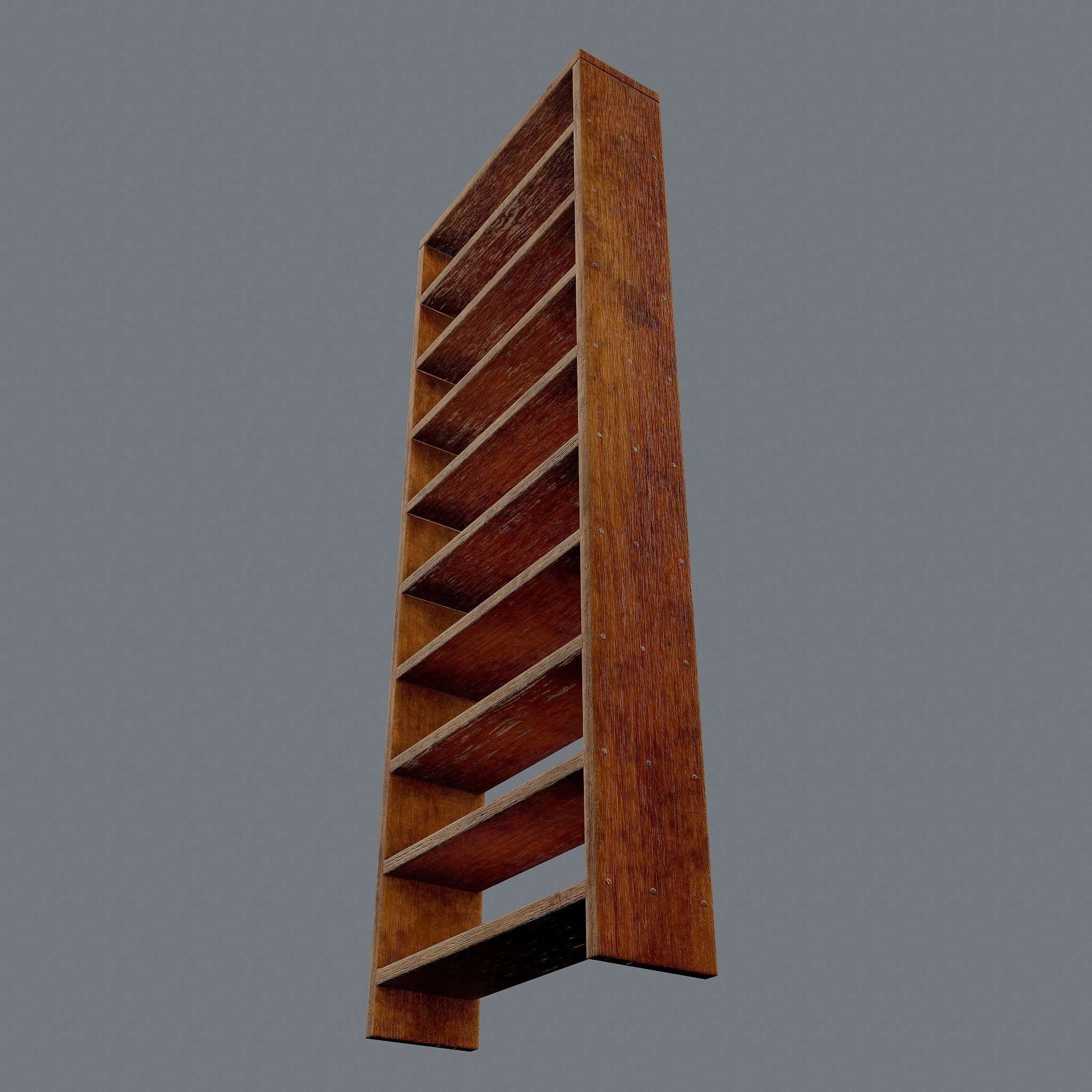 Shelves Stand Free low-poly 3D model_3