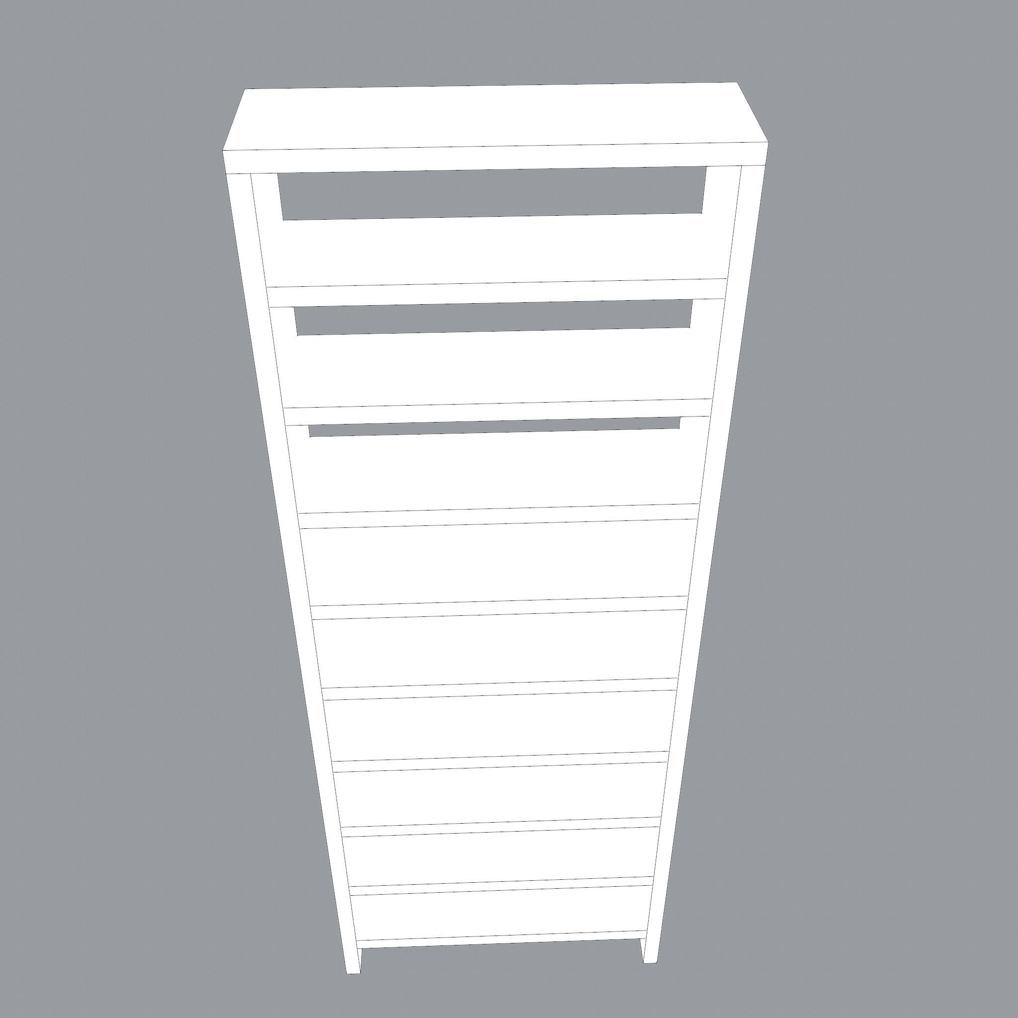Shelves Stand Free low-poly 3D model_29