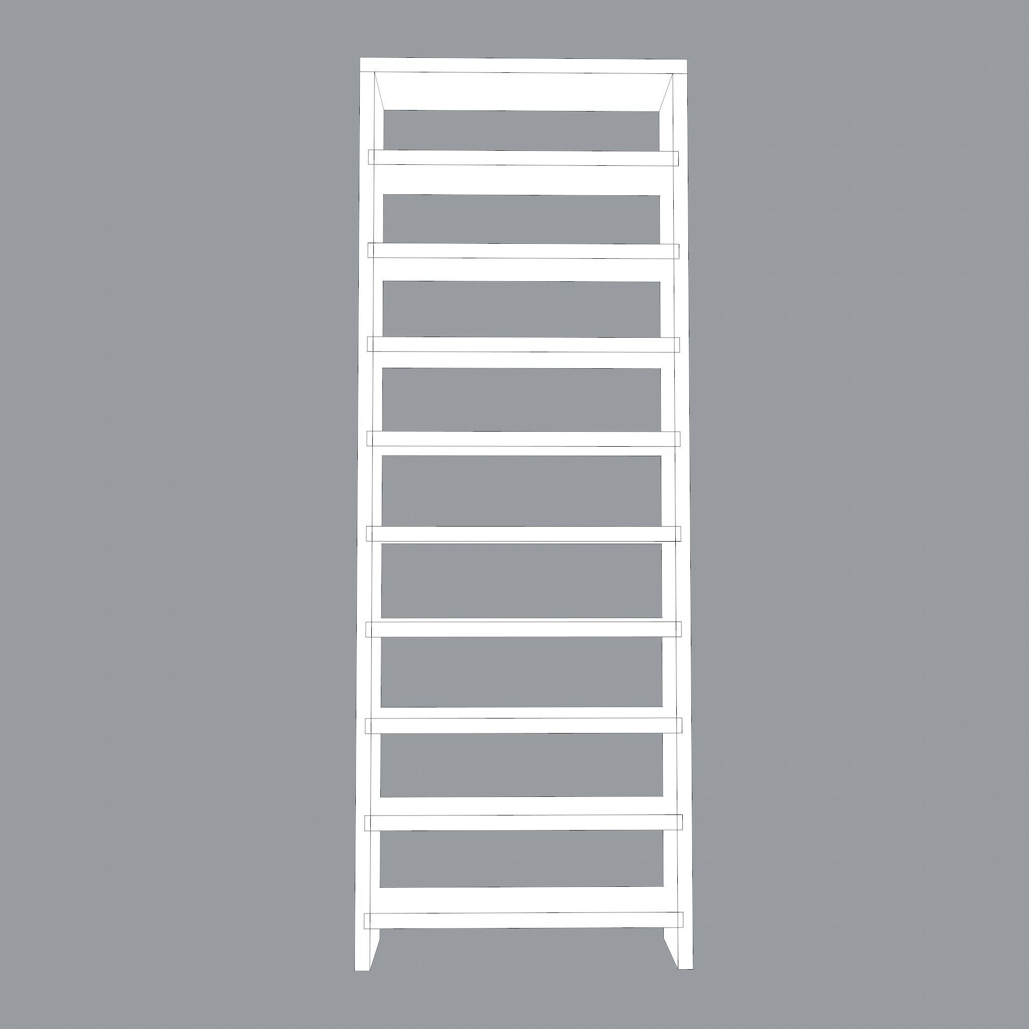 Shelves Stand Free low-poly 3D model_24