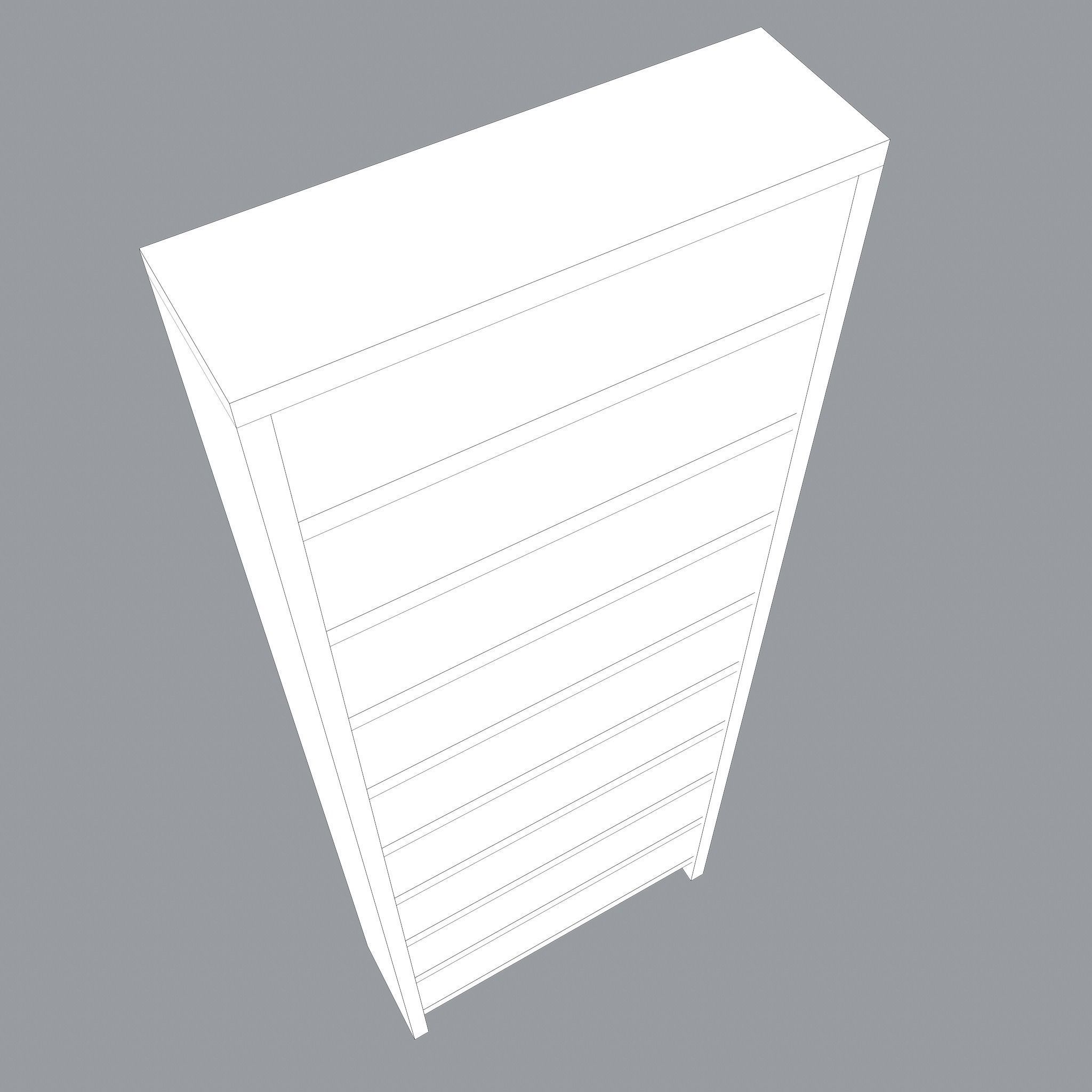 Shelves Stand Free low-poly 3D model_27
