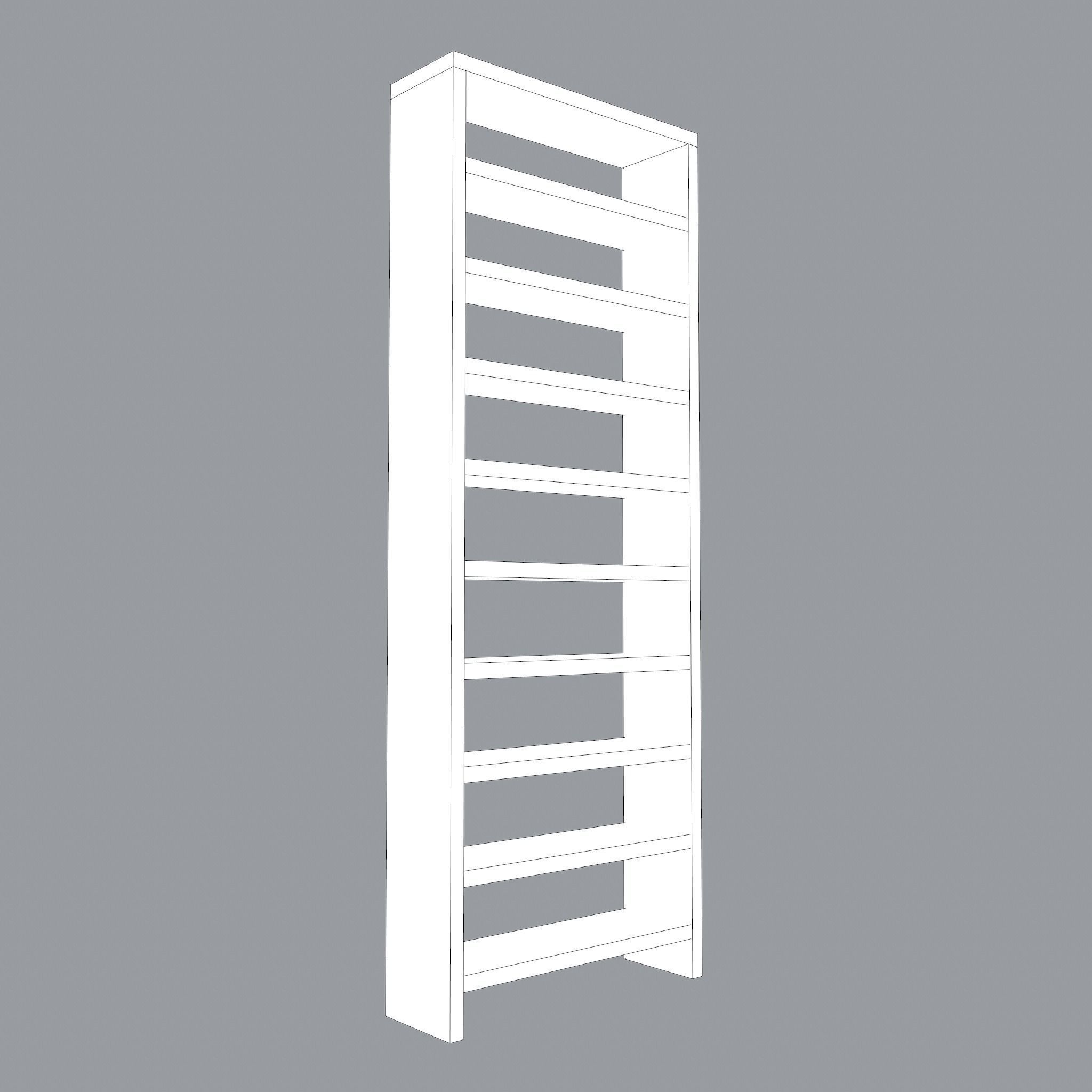 Shelves Stand Free low-poly 3D model_26