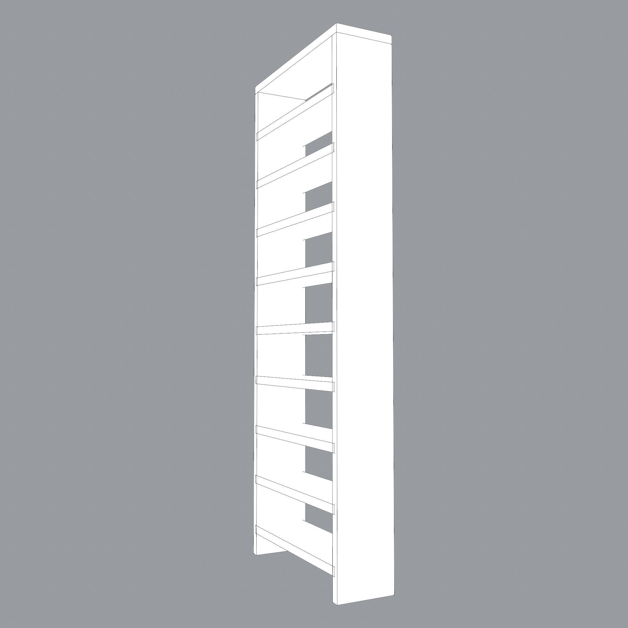 Shelves Stand Free low-poly 3D model_25