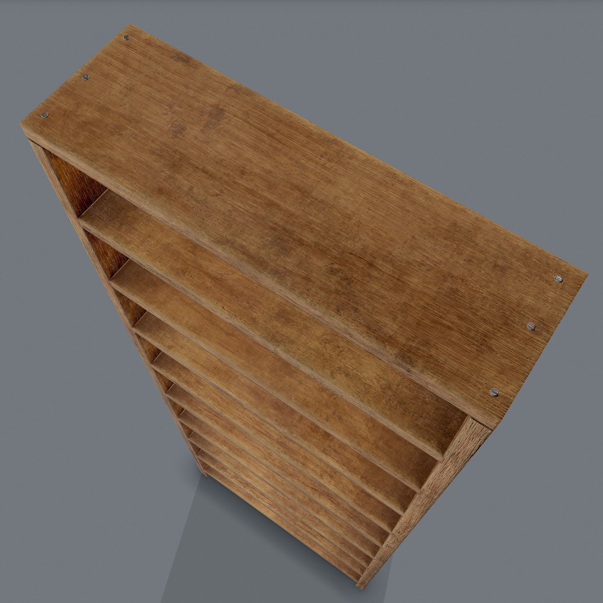 Shelves Stand Free low-poly 3D model_11