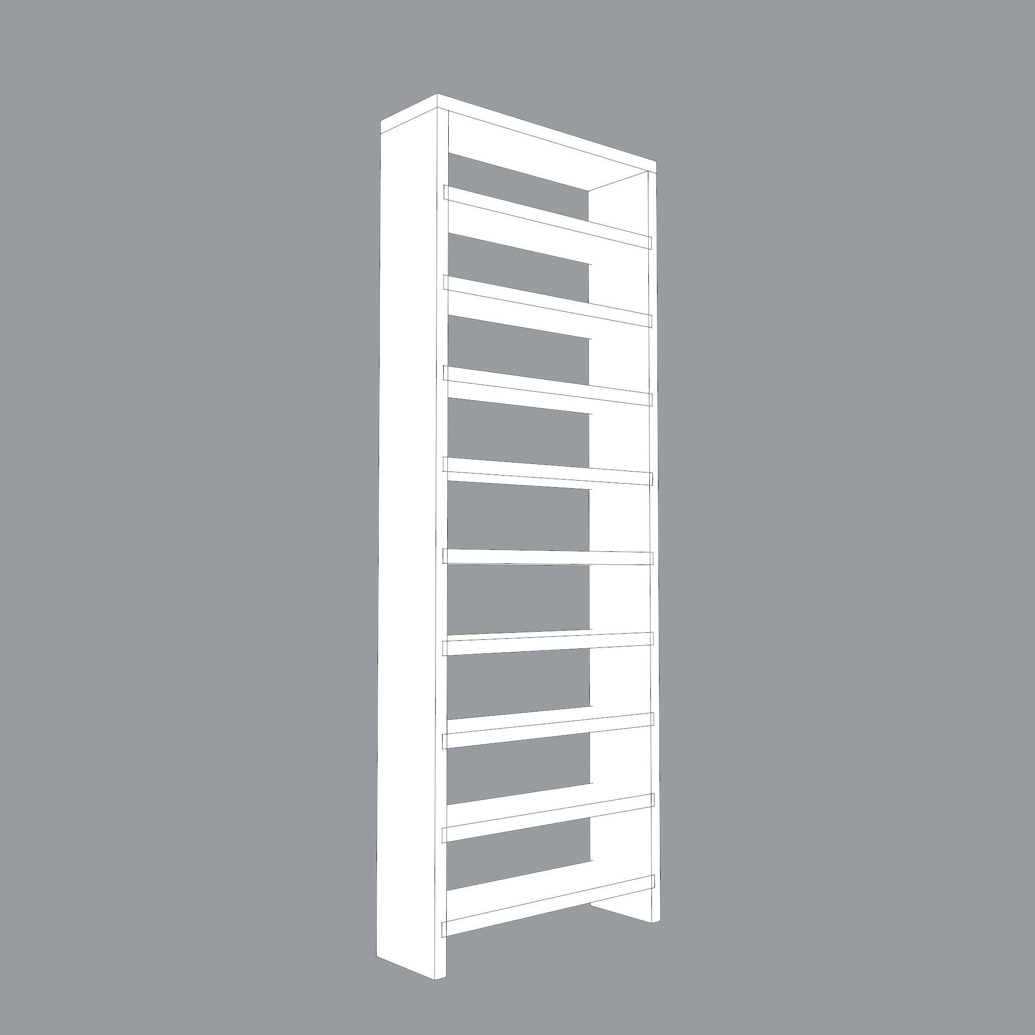 Shelves Stand Free low-poly 3D model_23