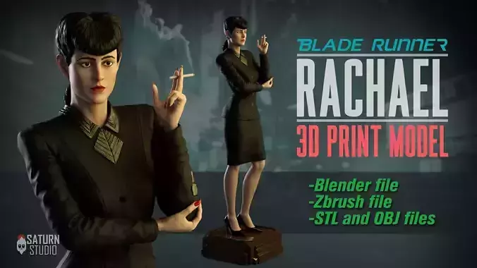 RACHAEL BLADE RUNNER 3D PRINT MODEL 3D print model