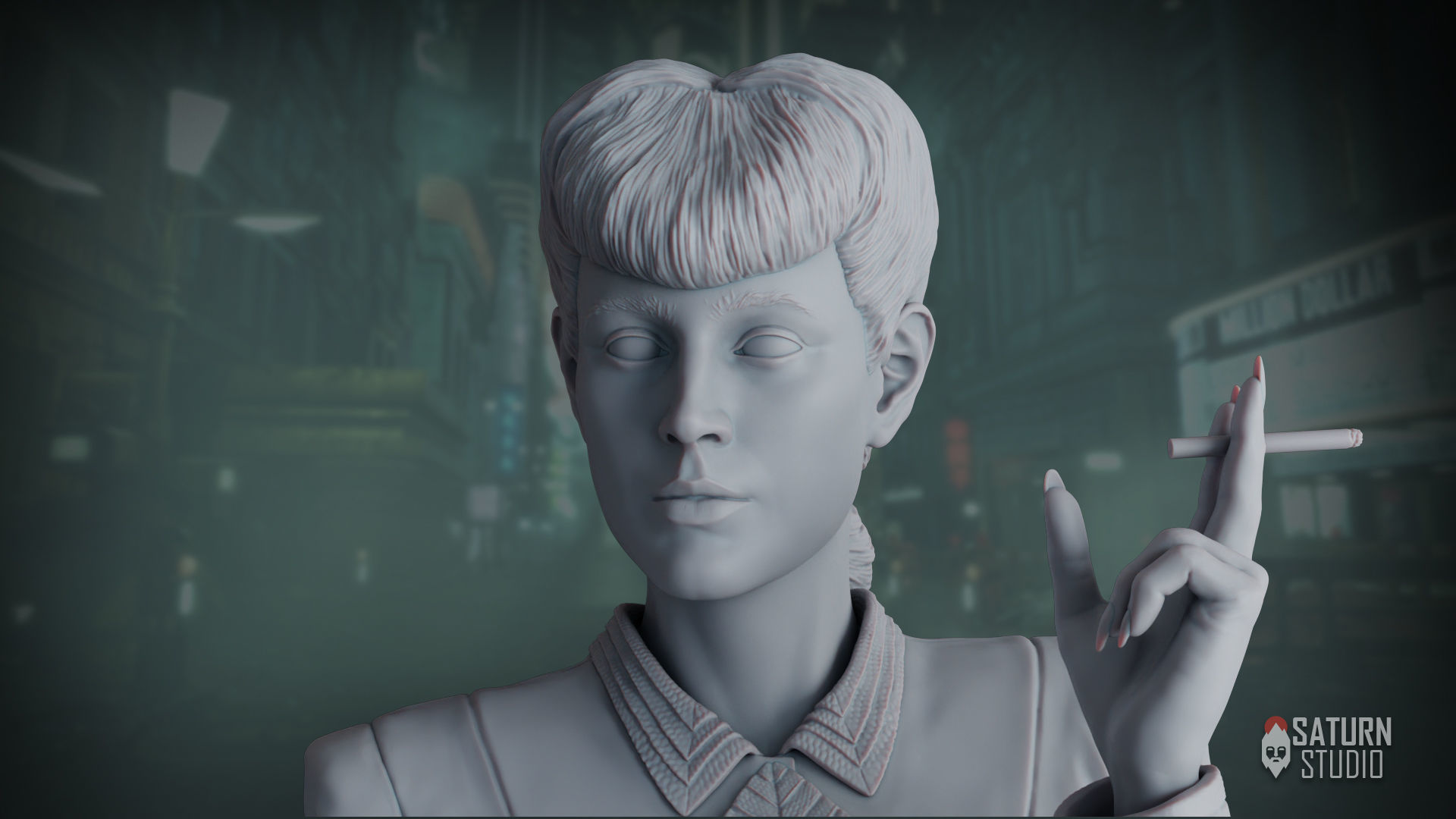 RACHAEL BLADE RUNNER 3D PRINT MODEL 3D print model_5