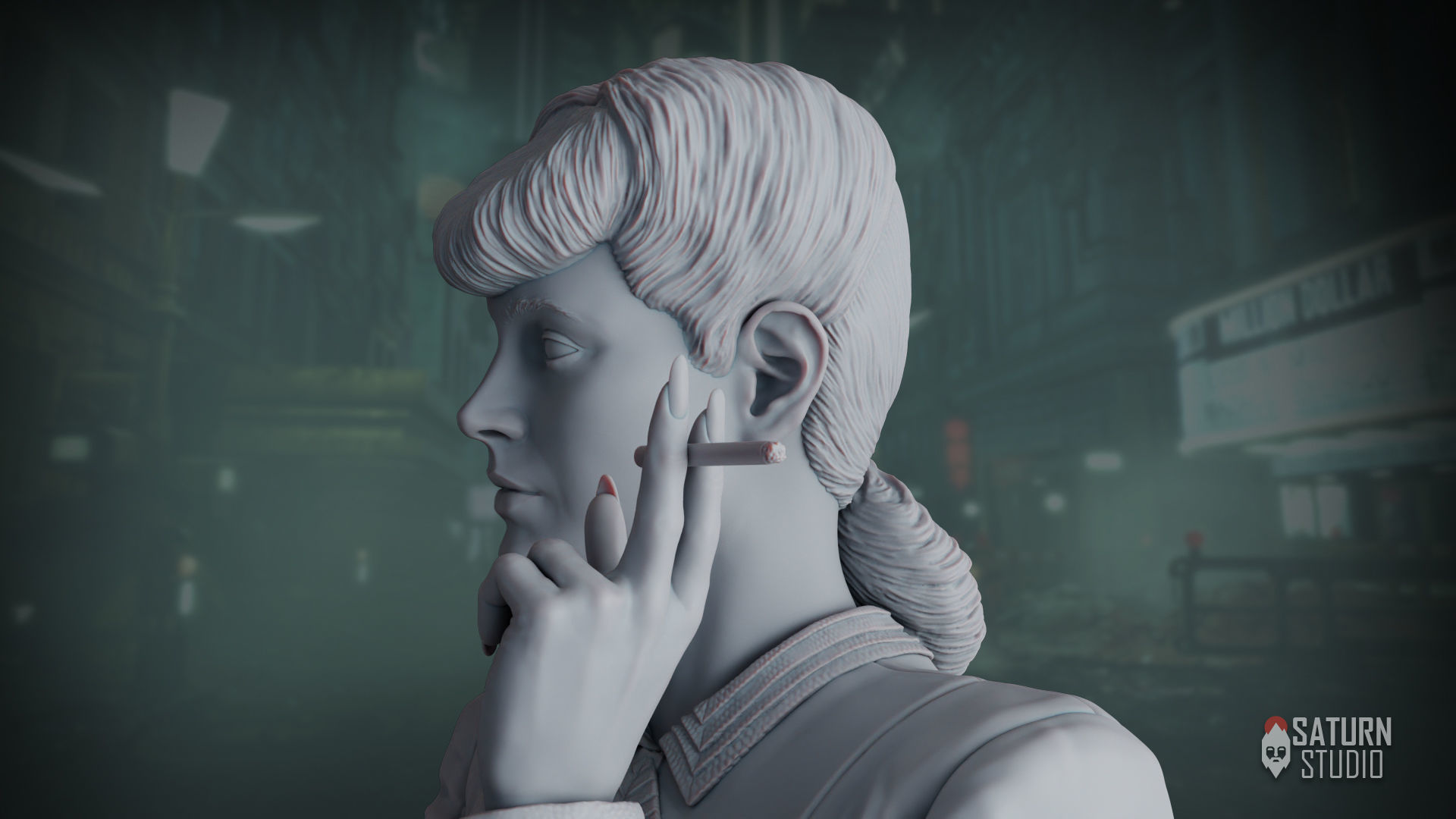 RACHAEL BLADE RUNNER 3D PRINT MODEL 3D print model_6