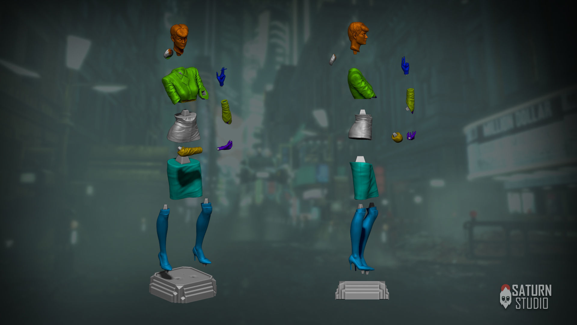 RACHAEL BLADE RUNNER 3D PRINT MODEL 3D print model_12