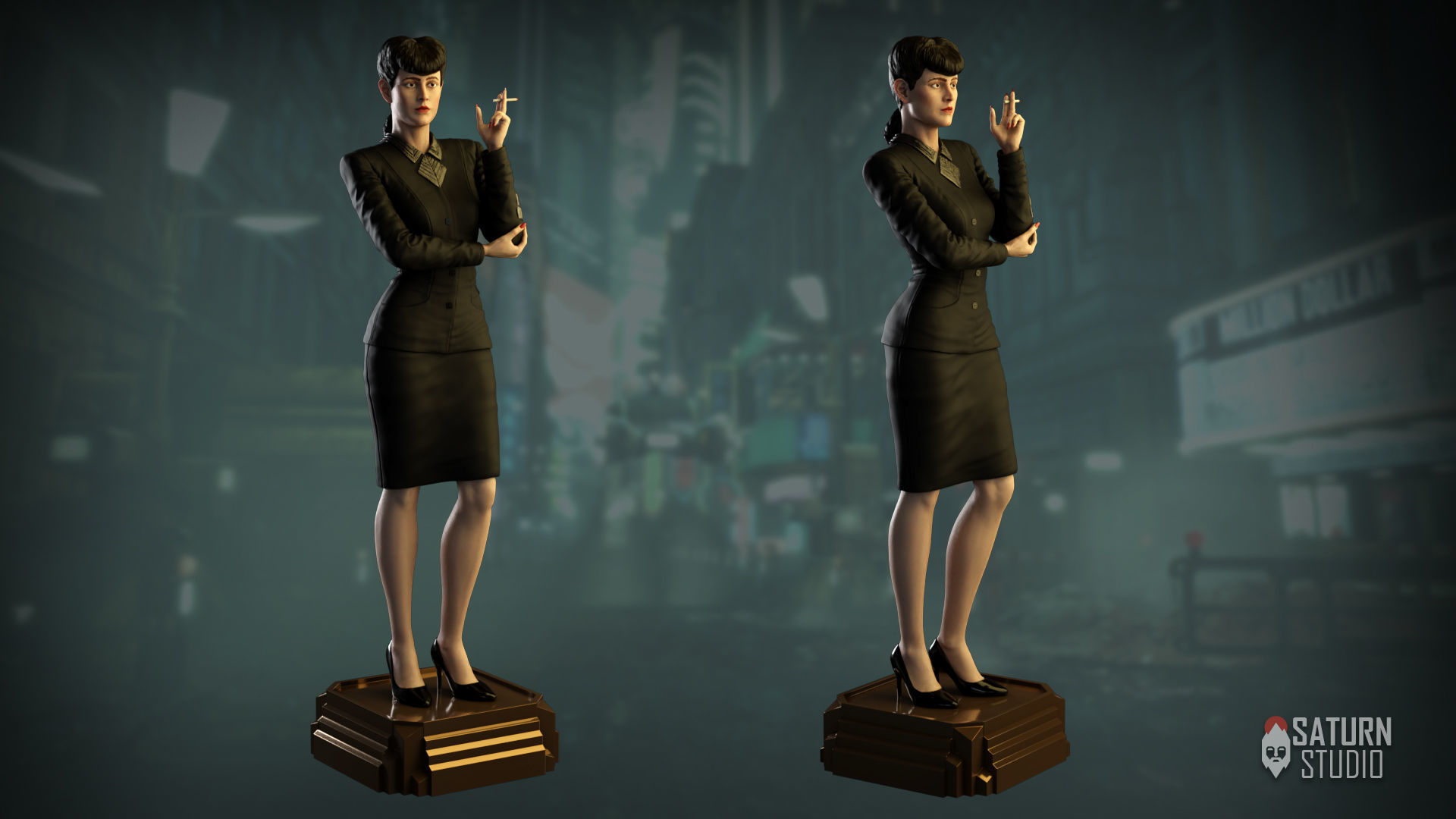 RACHAEL BLADE RUNNER 3D PRINT MODEL 3D print model_2