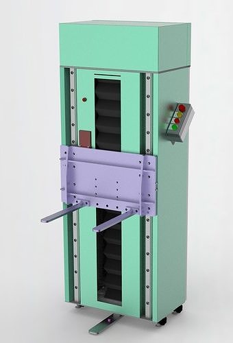 Elevators folding machine 3D model