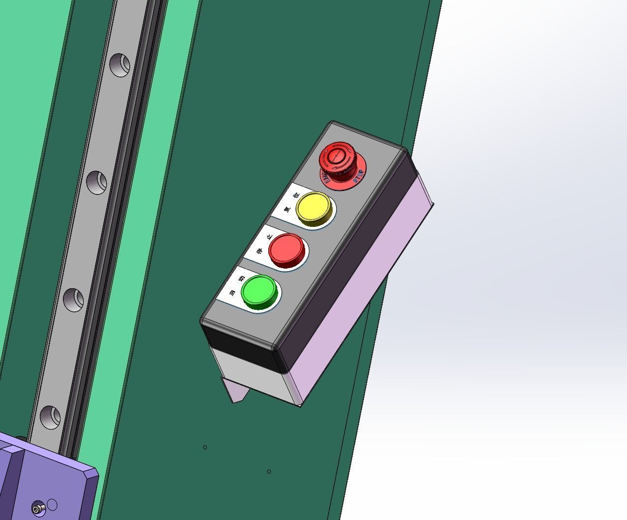 Elevators folding machine 3D model_5