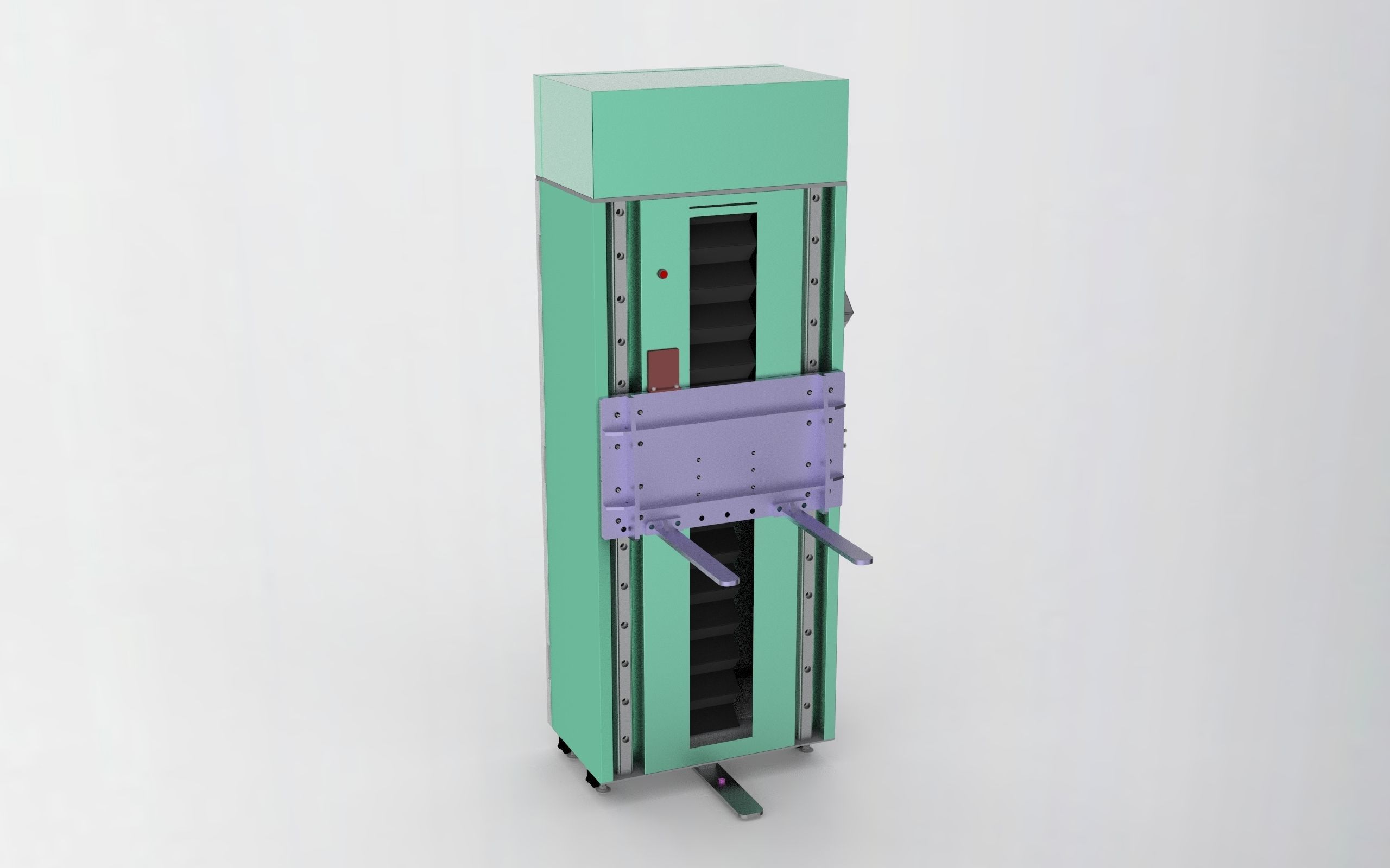 Elevators folding machine 3D model_1