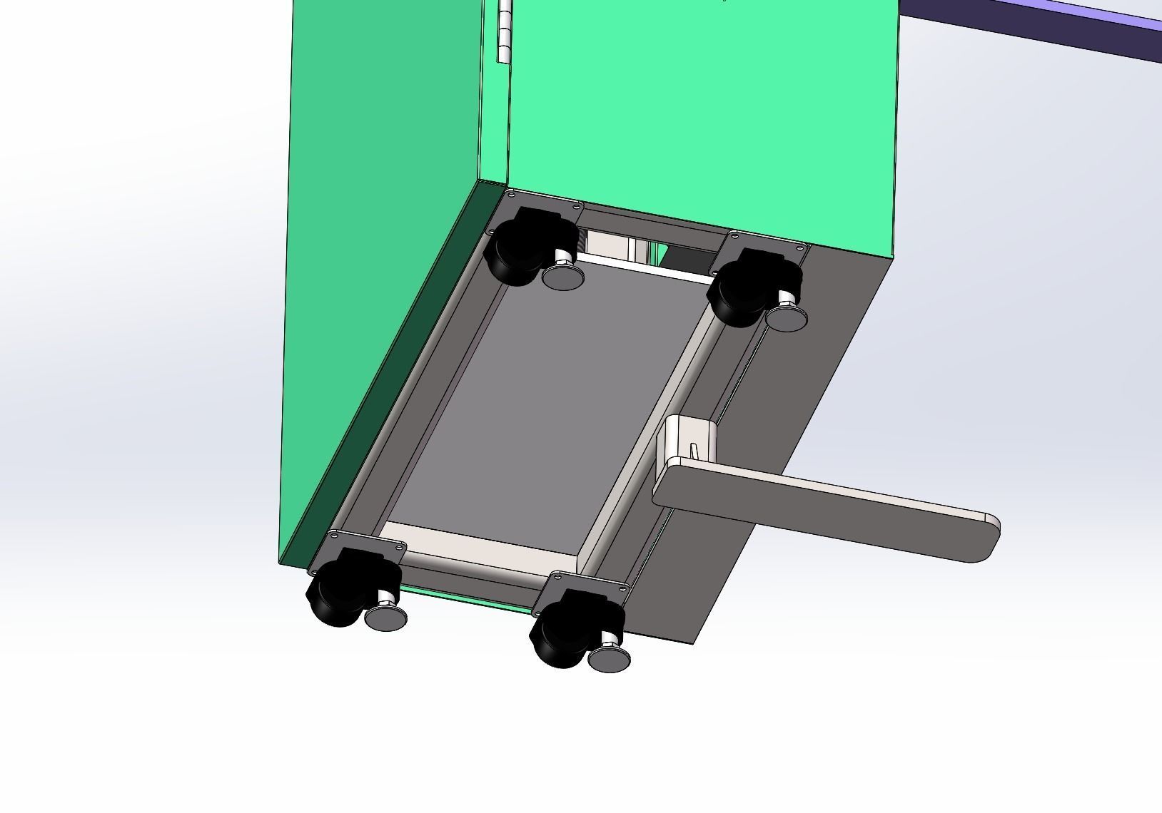 Elevators folding machine 3D model_6