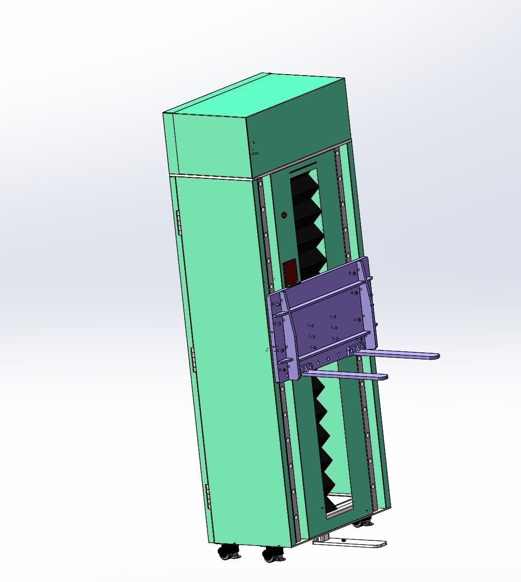 Elevators folding machine 3D model_8