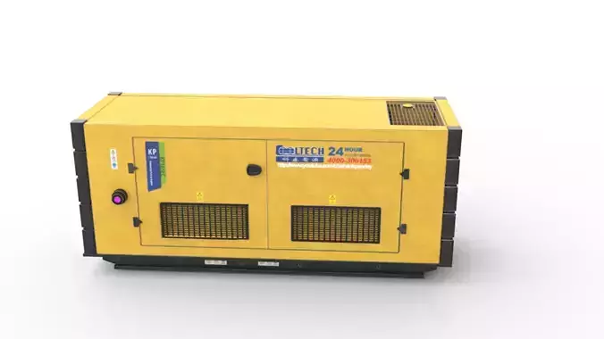 3d generator model portable diesel 3D model