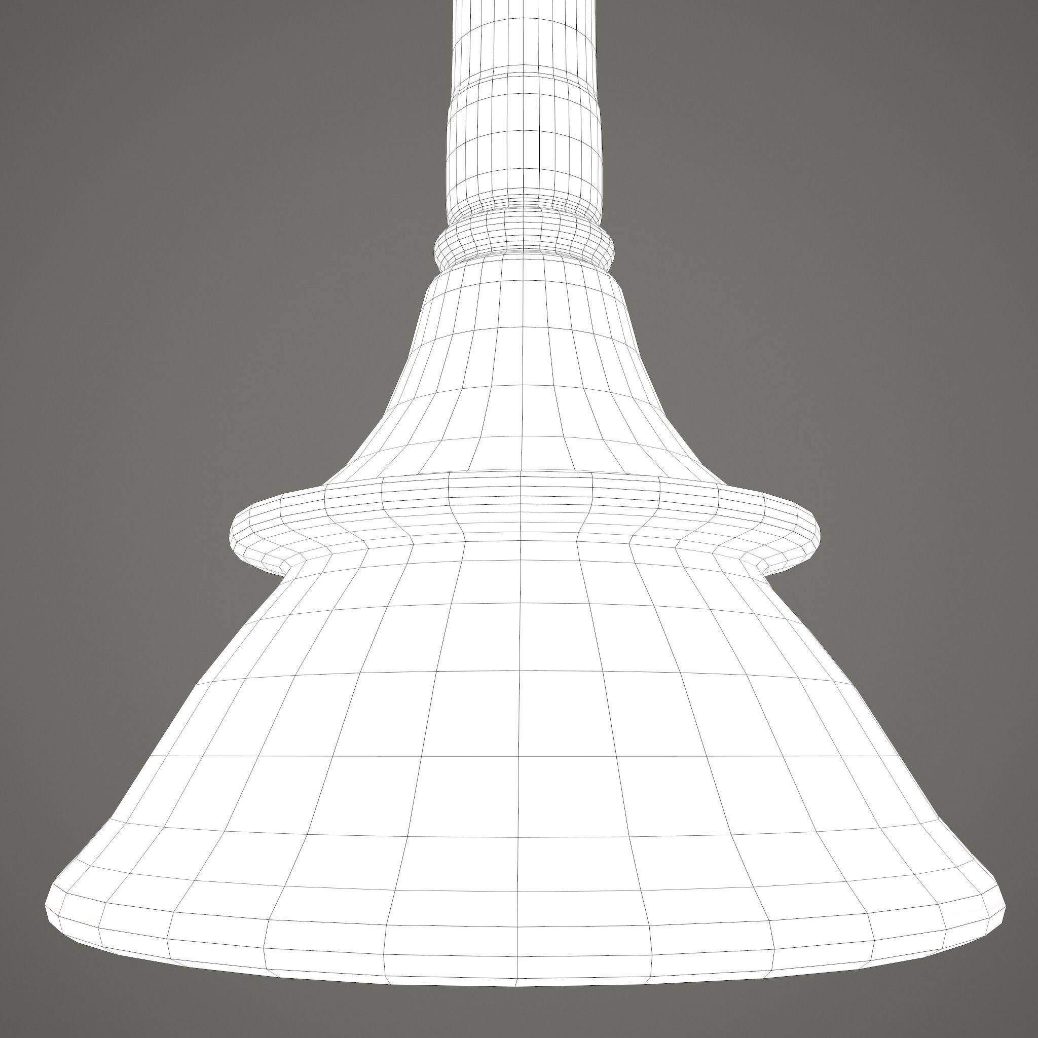 Medieval Style Candle Holder Version 02 3D model_30