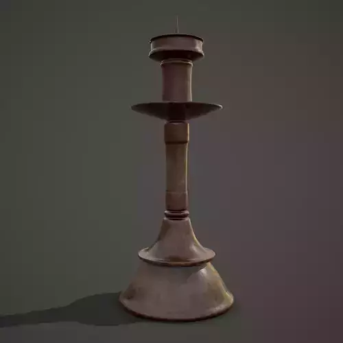 Medieval Style Candle Holder Version 02