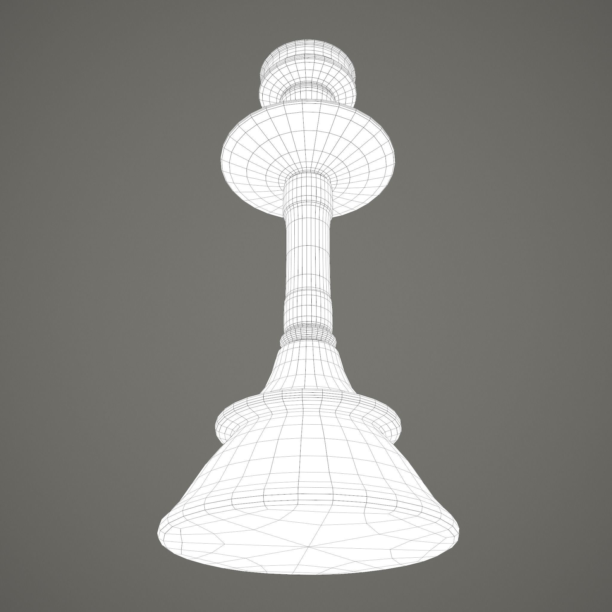 Medieval Style Candle Holder Version 02 3D model_27