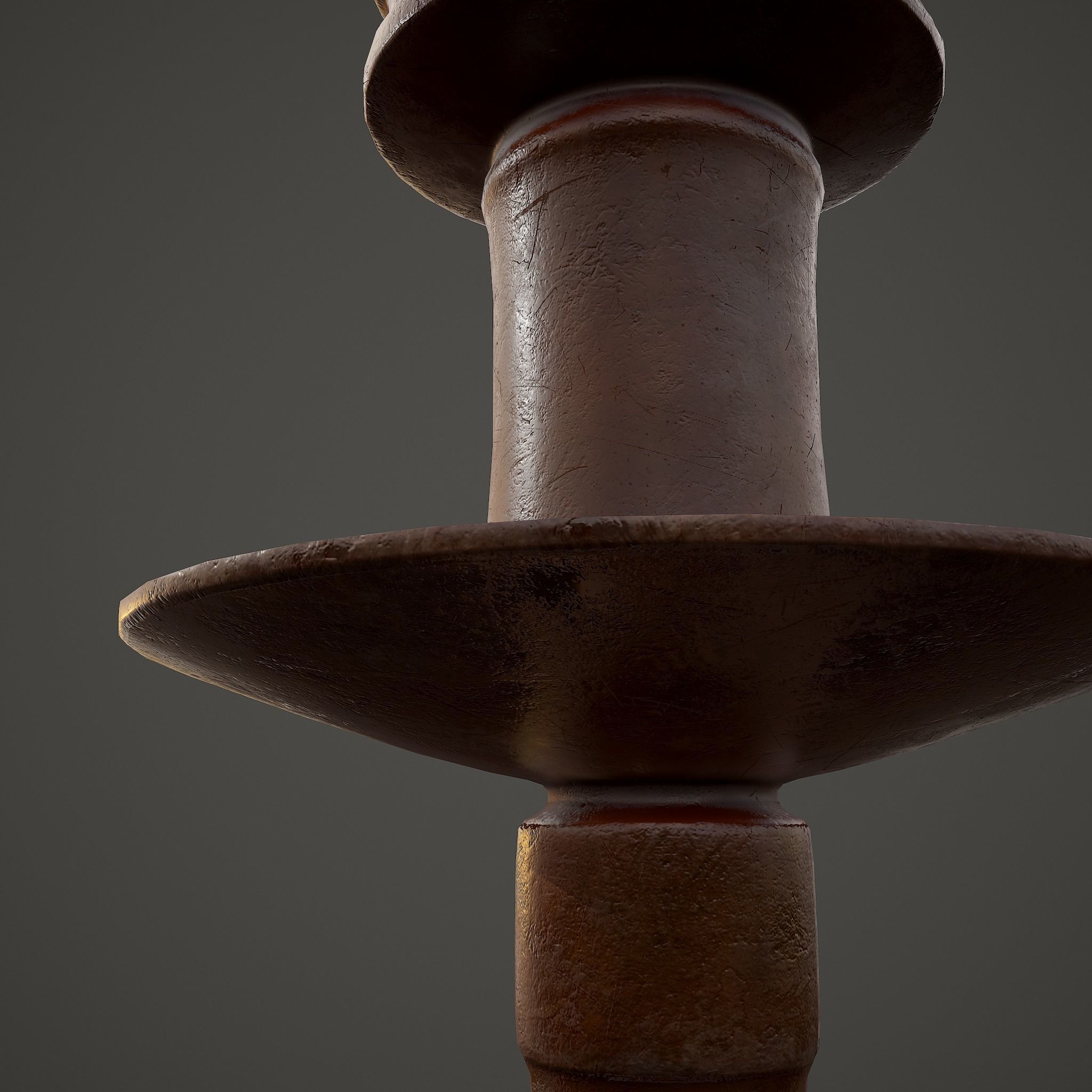 Medieval Style Candle Holder Version 02 3D model_20